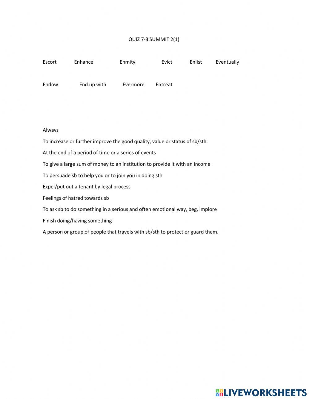 Quiz 7-3 Summit 2(1)