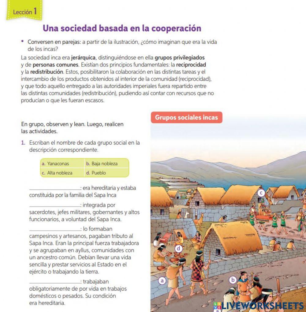 Organización social Inca