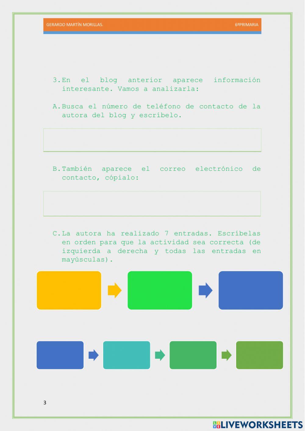Escritura. Tarea 15.