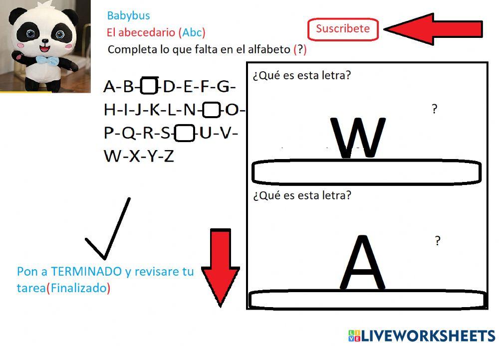 Babybus:El abecedario