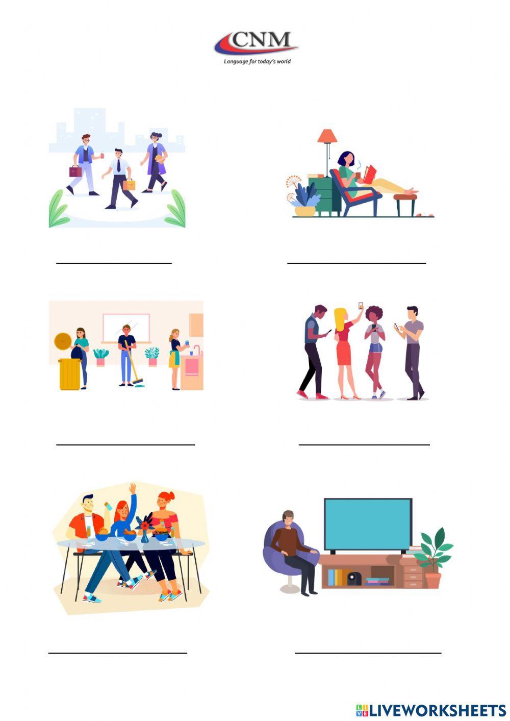 Communitive Activity - Routine - Time - Adults Level I and Teen