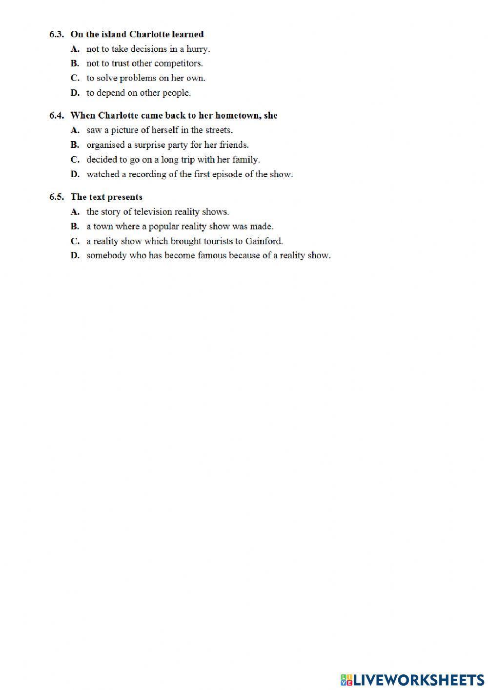 Matura mock exam-PODSTAWA