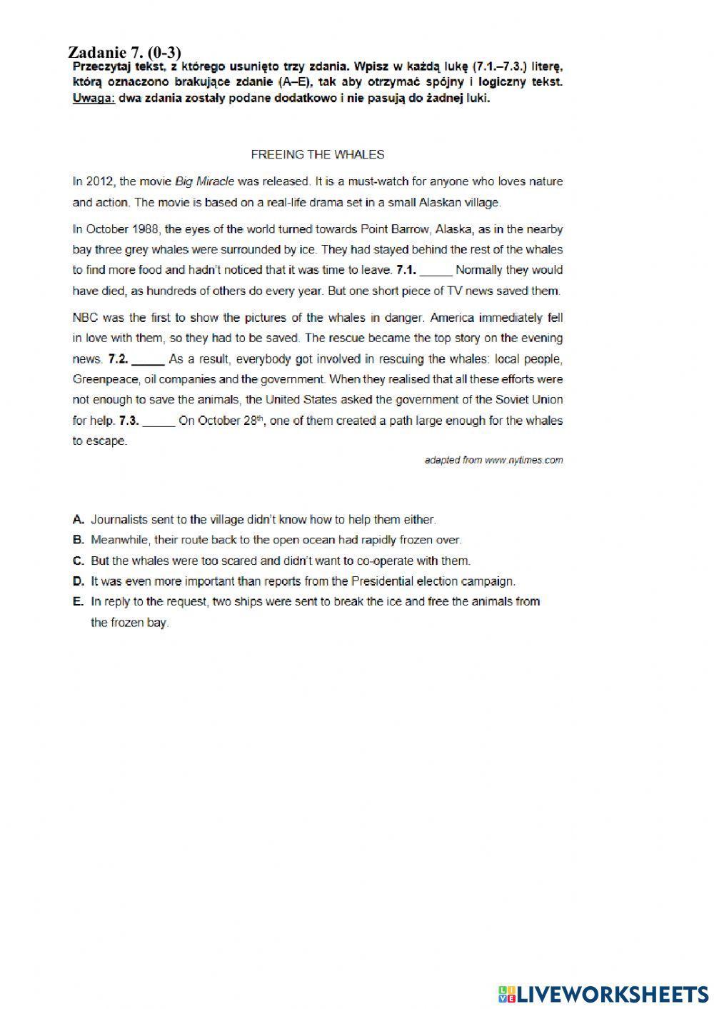 Matura mock exam-PODSTAWA