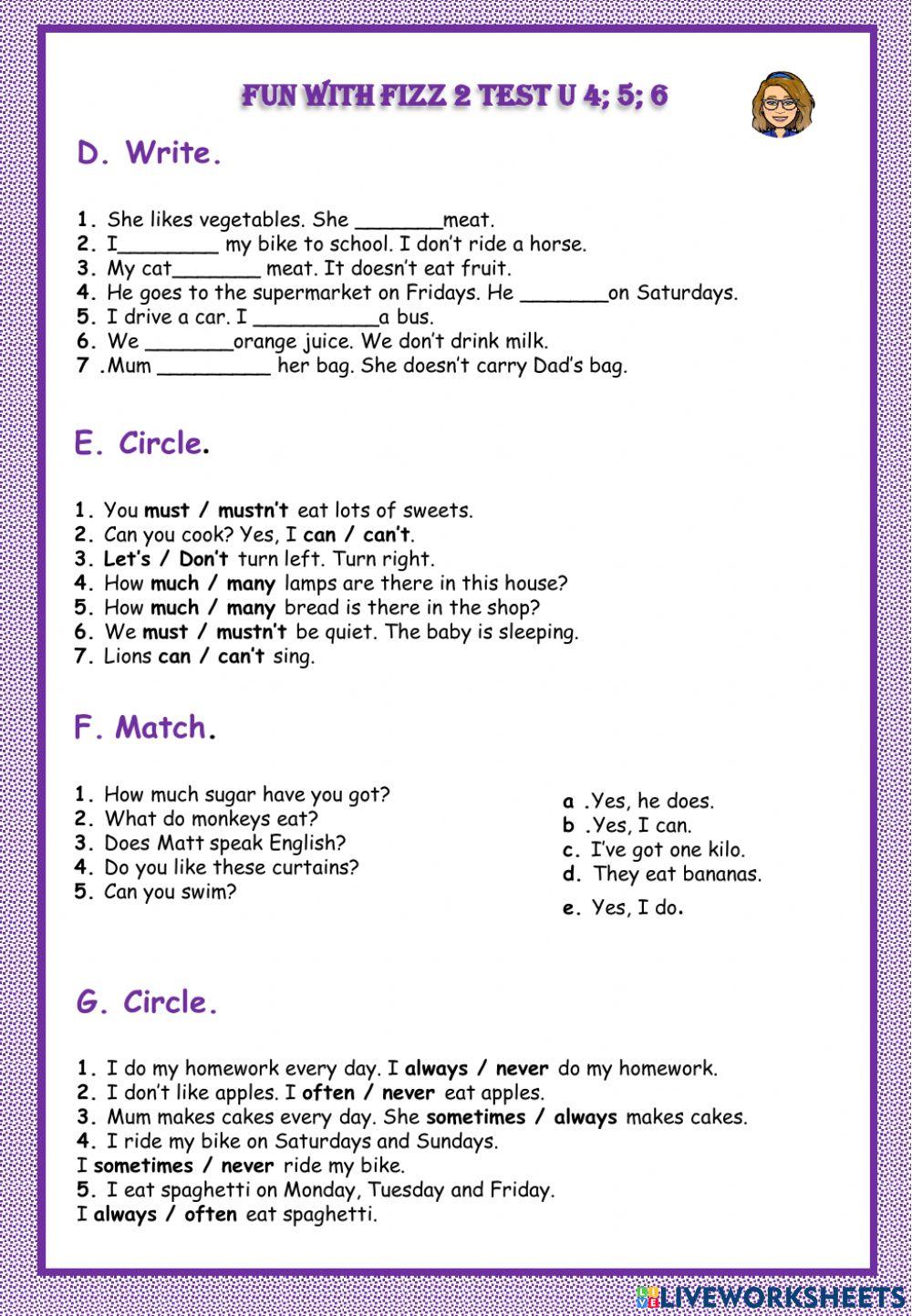 FF2 test units 4, 5, 6