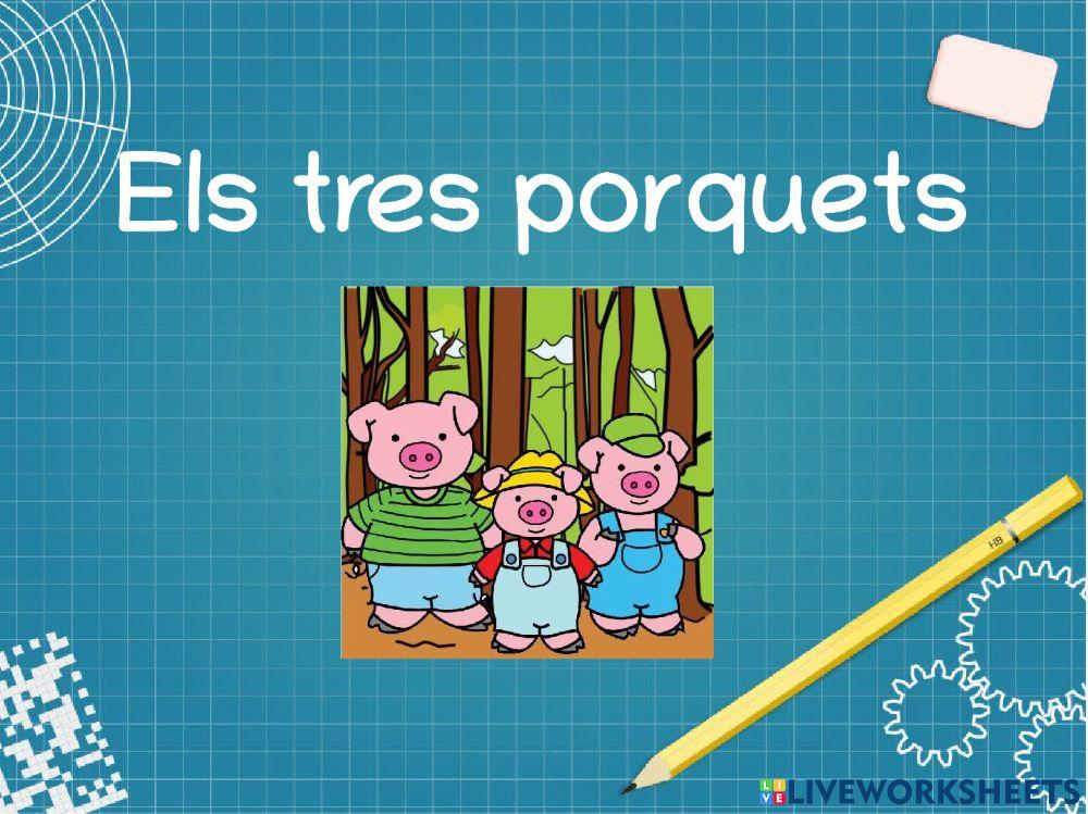 Comprensió lectora: els tres porquets