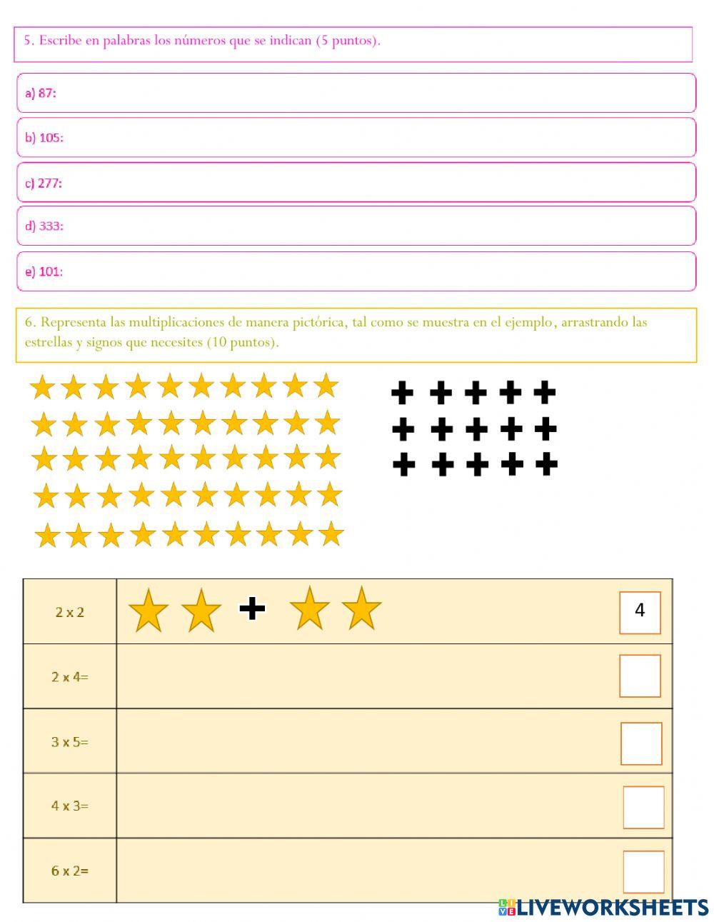 Guía de matemática, marzo