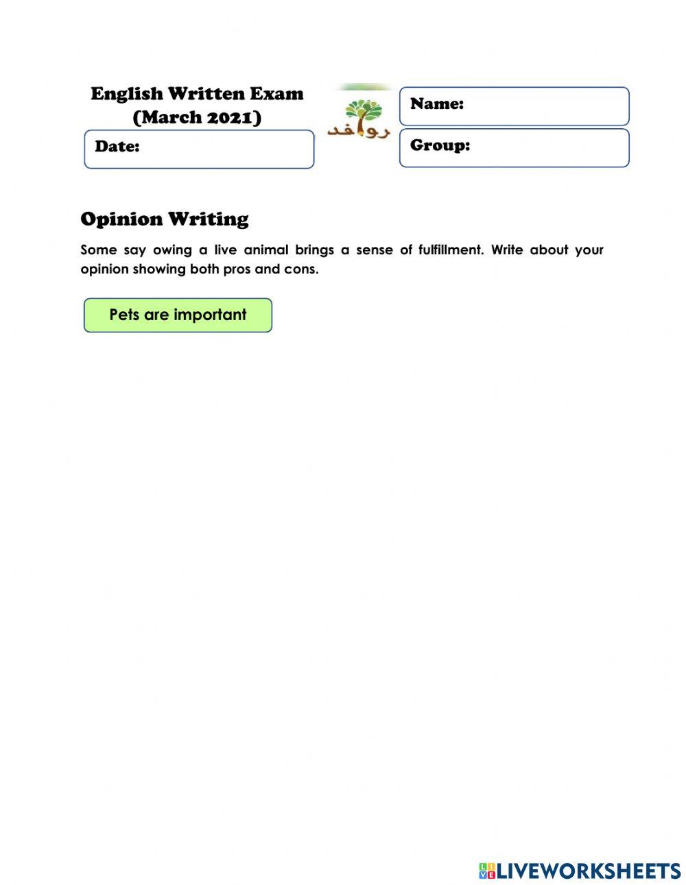 GROUP2 - 6-Darres -Descriptive Writing Exam