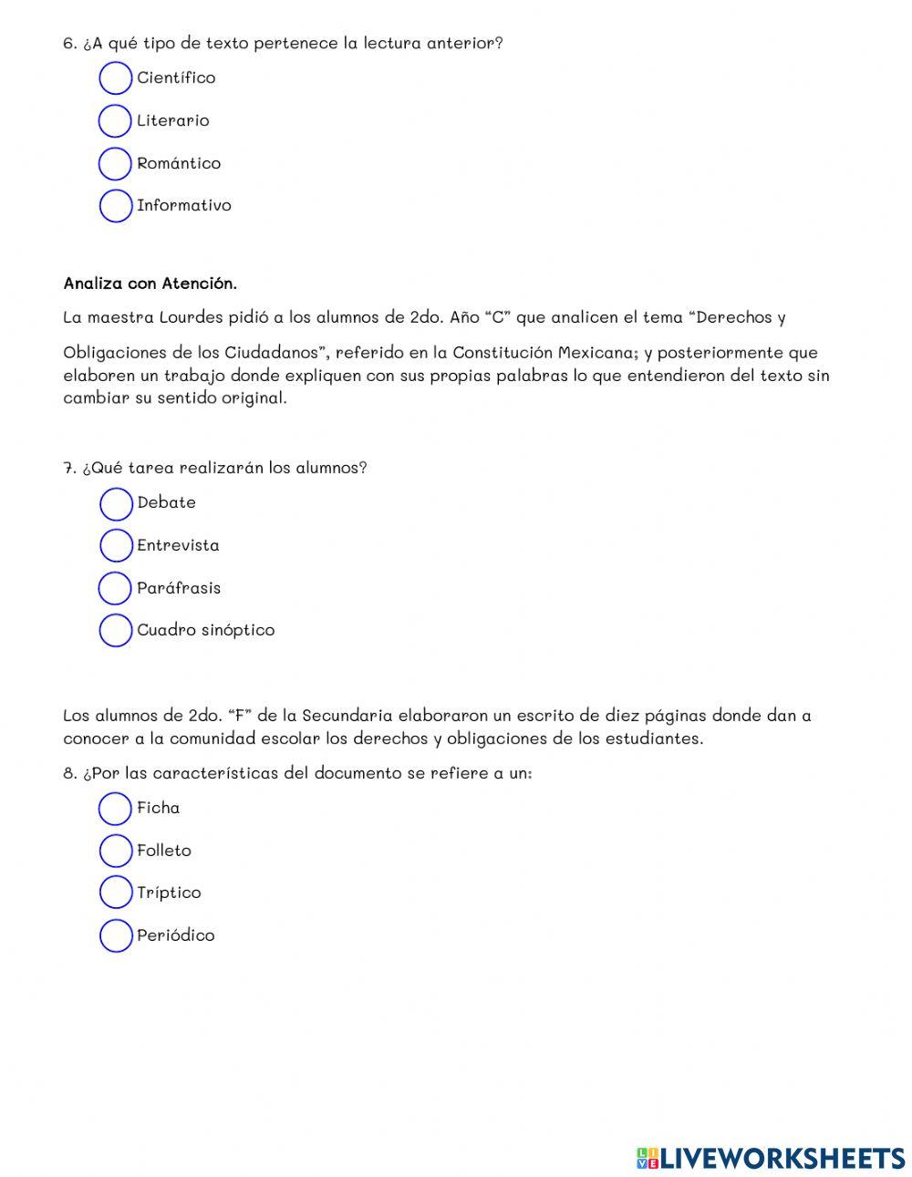 Examen 2do Trimestre