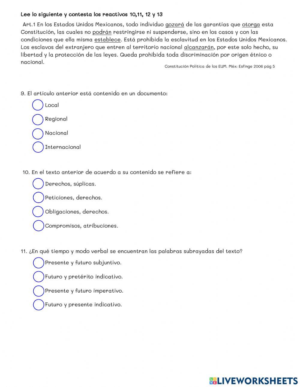 Examen 2do Trimestre