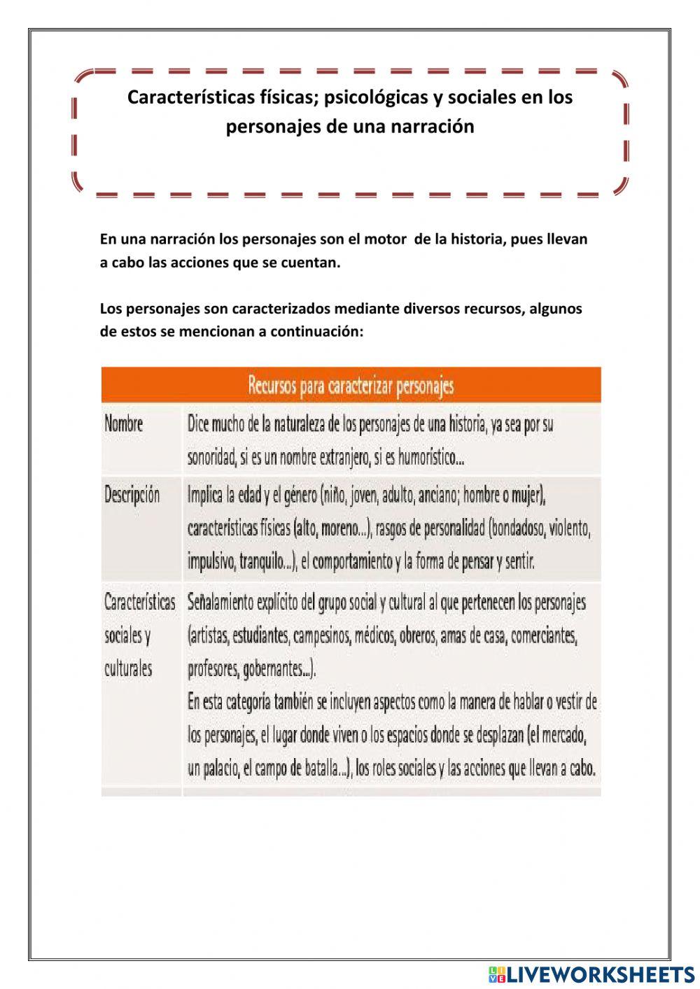 Leer un subgénero narrativo de tu preferencia