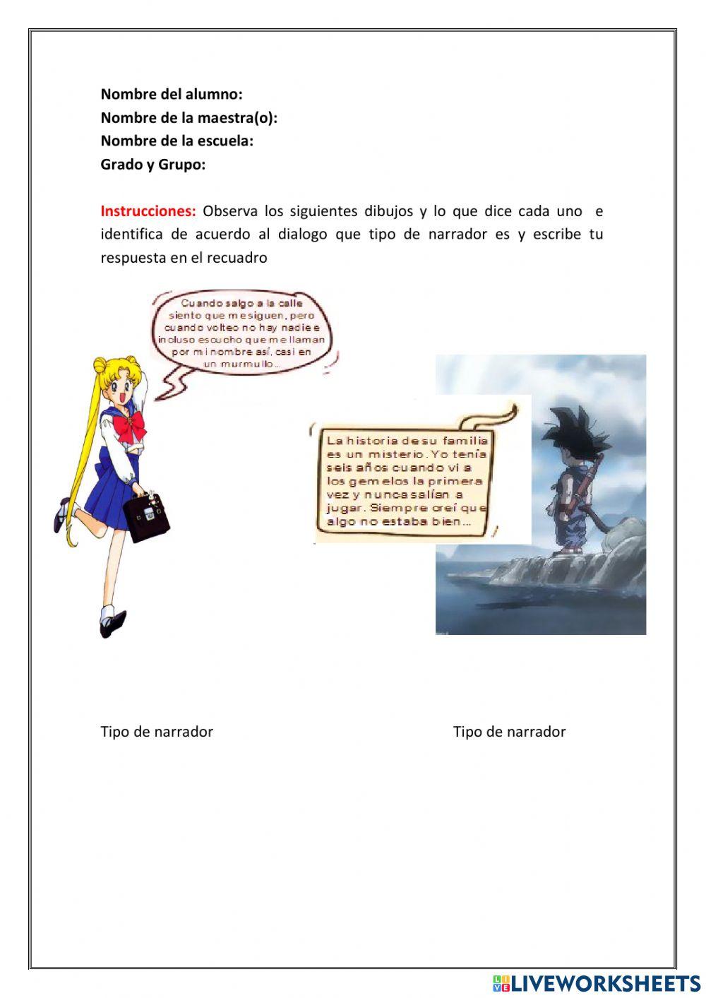 Leer un subgénero narrativo de tu preferencia