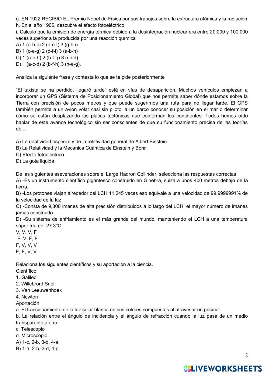 Impacto de la ciencia y la tecnoloía