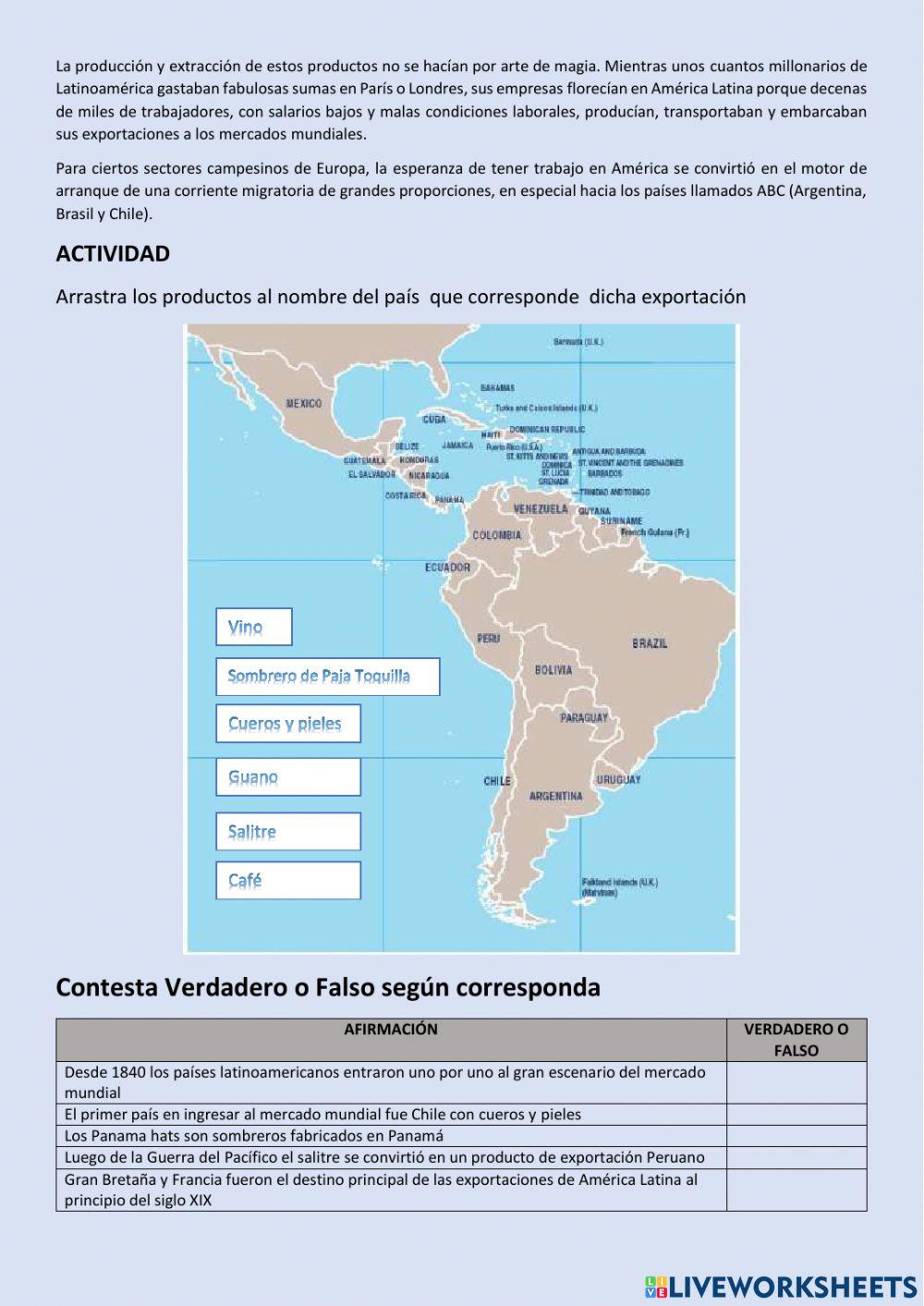 Ingreso al mercado mundial