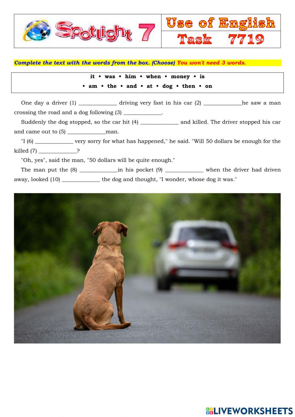 Spotlight 7 Task 7719