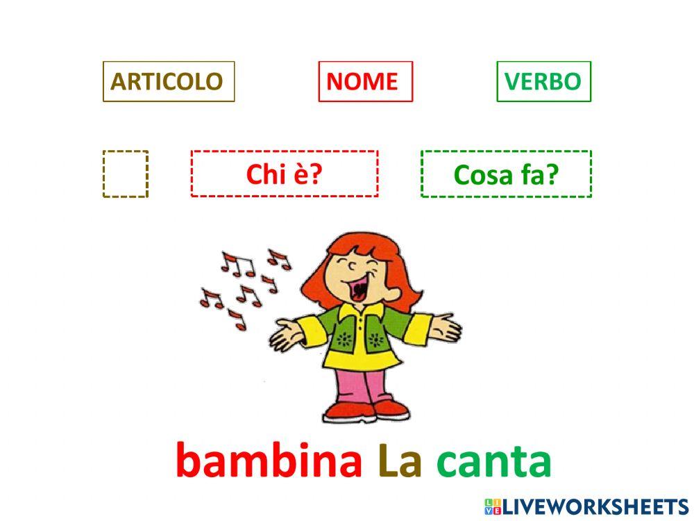 Riordina le parole Riordina le parole