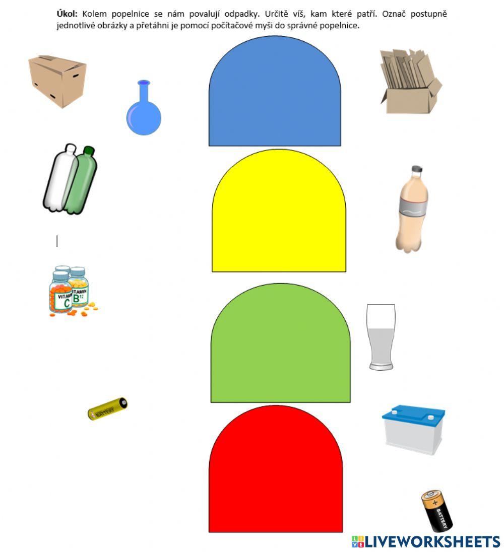 Prvouka Třídění odpadu