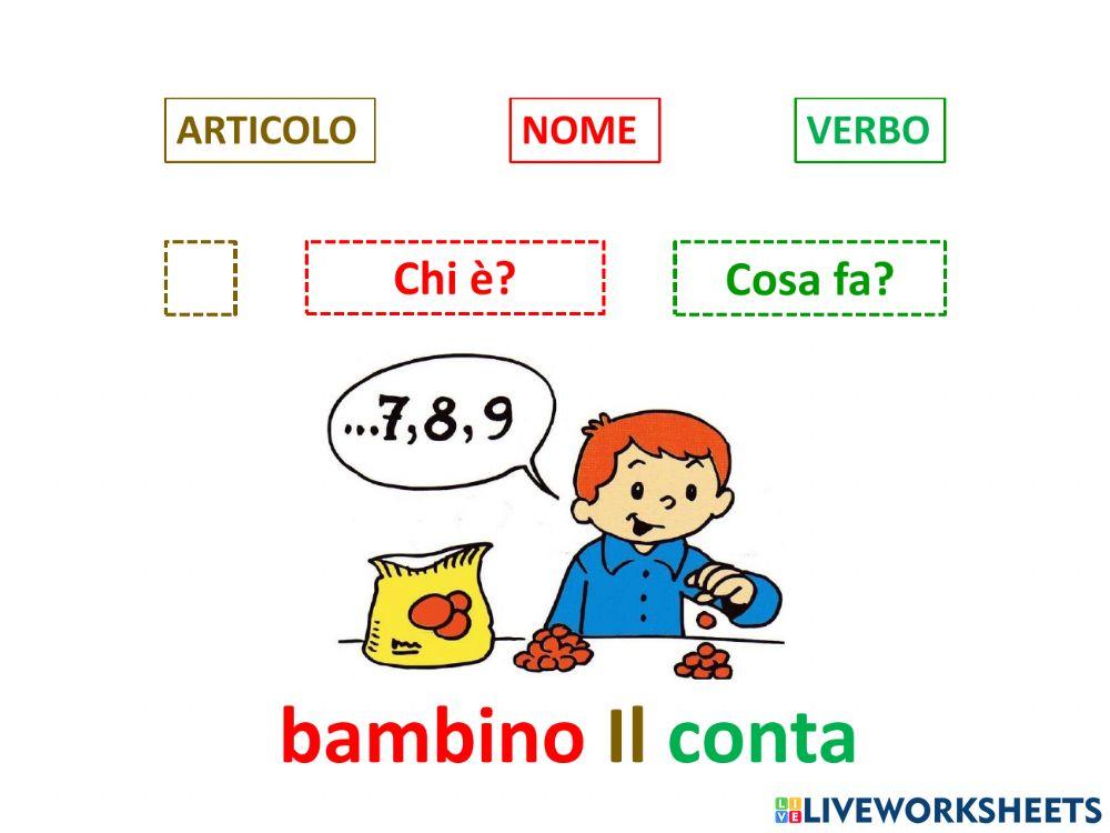 Riordina le parole Riordina le parole