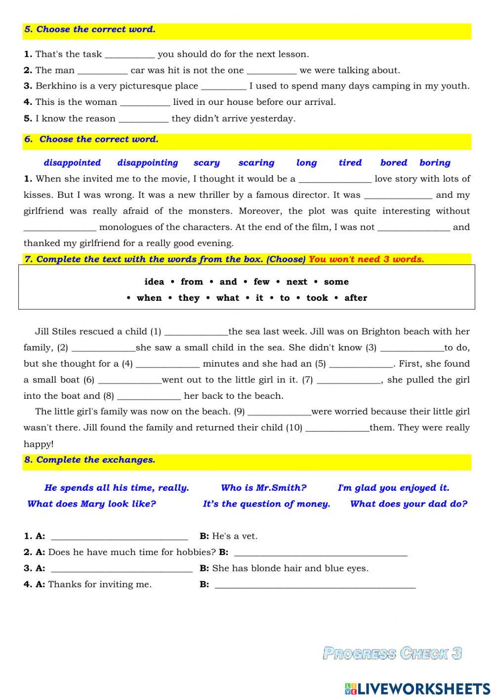 Spotlight 7 Task 7314