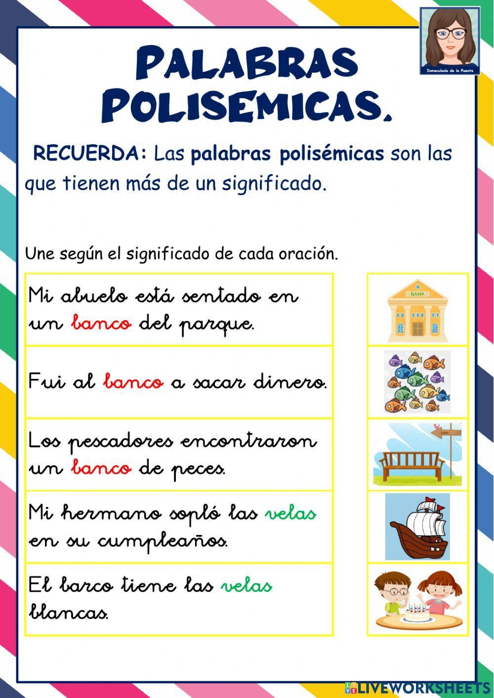 LENGUA 2º Palabras polisémicas. LENGUA 2º Palabras polisémicas.