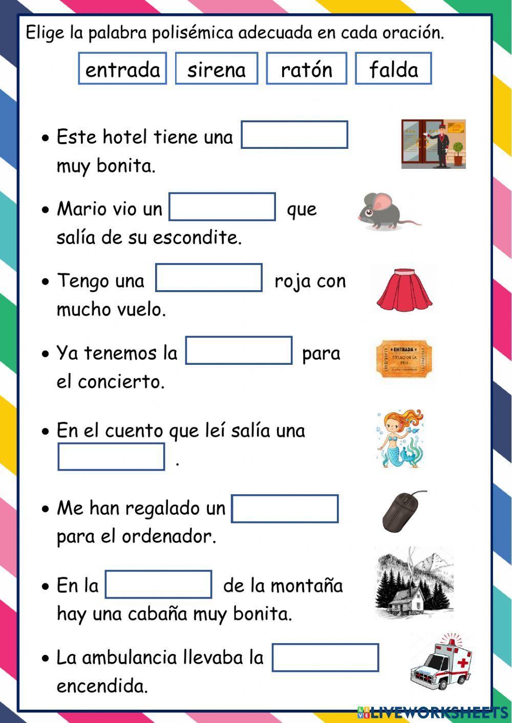 LENGUA 2º Palabras polisémicas. LENGUA 2º Palabras polisémicas.