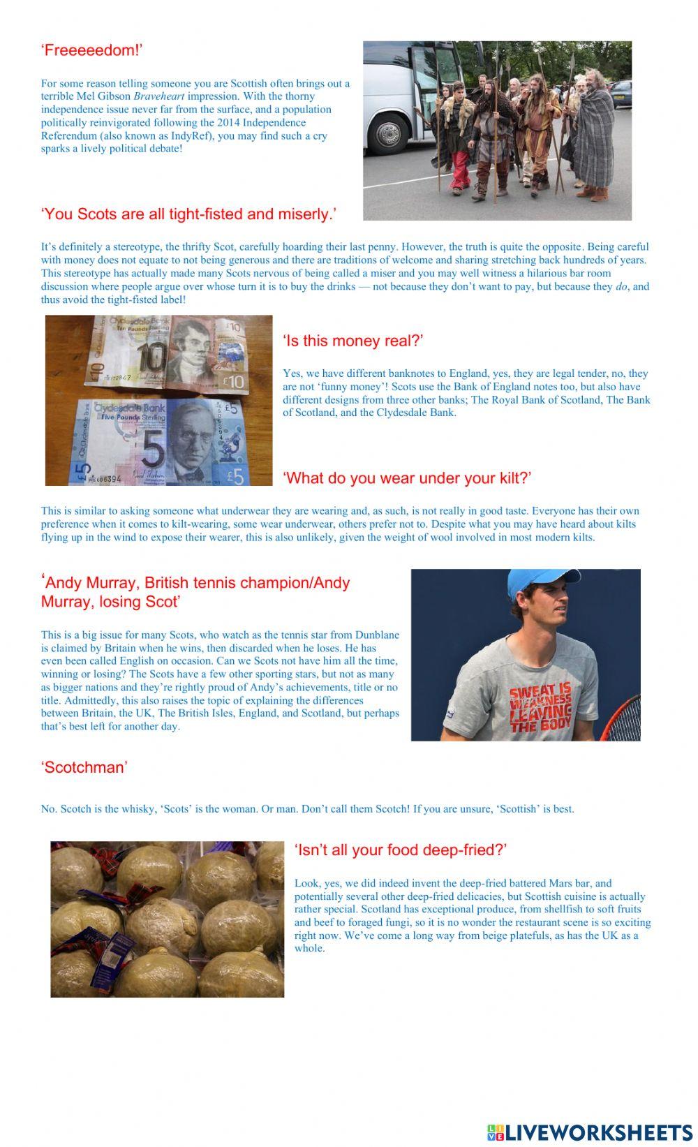 15 Things You Should Never Say to a Scottish Person