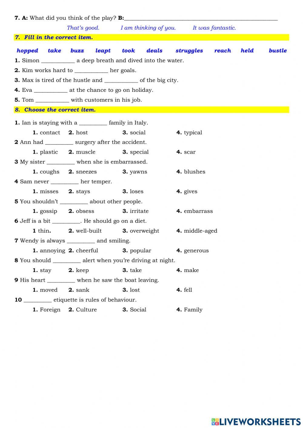 Spotlight 7 Task 7320