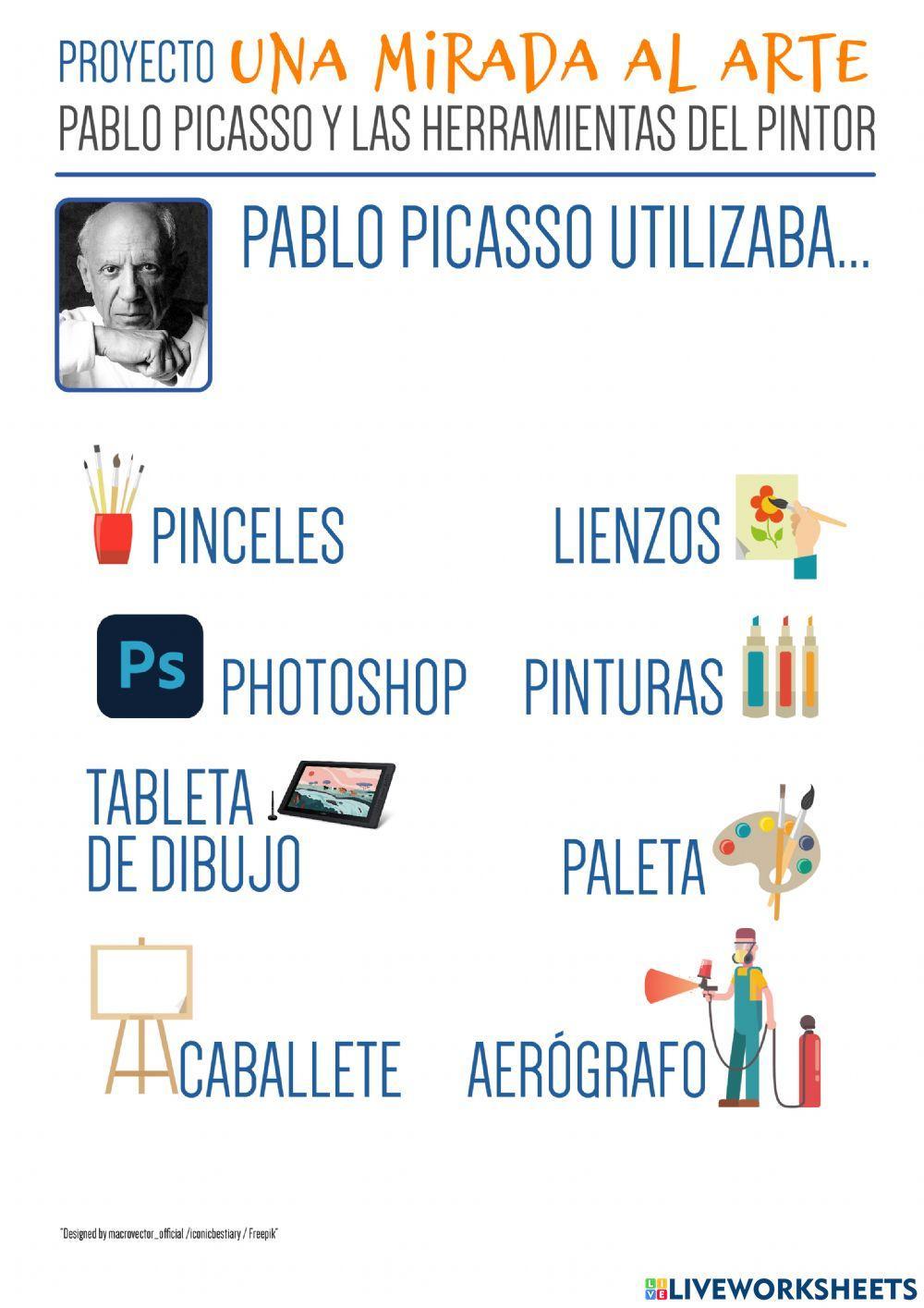 Las herramientas de los pintores