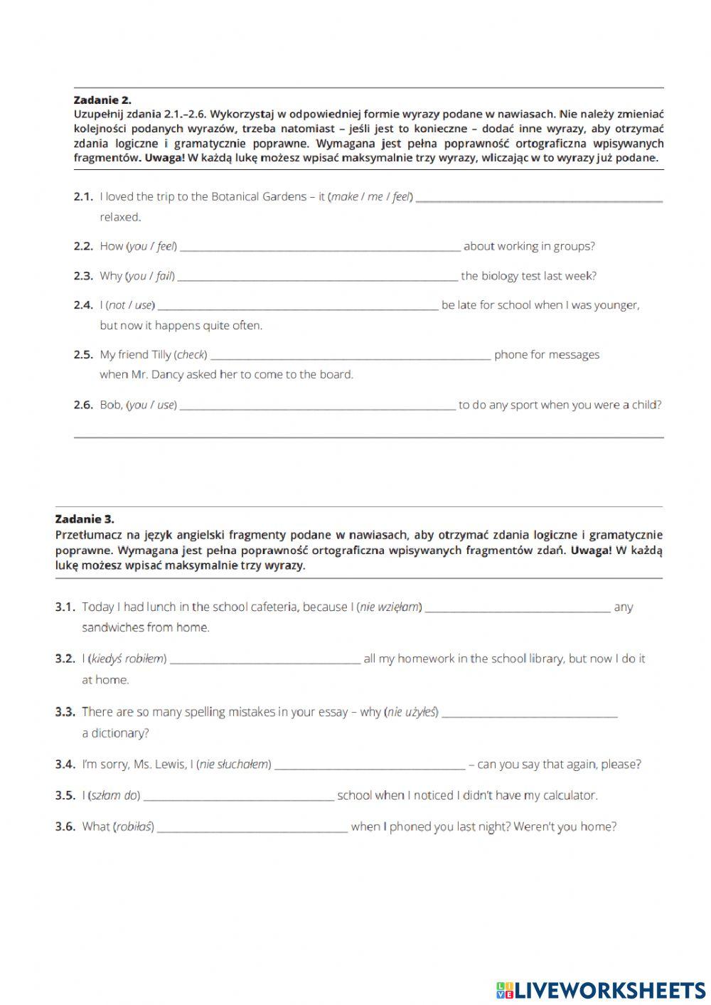 Powtórka do egzaminu 11