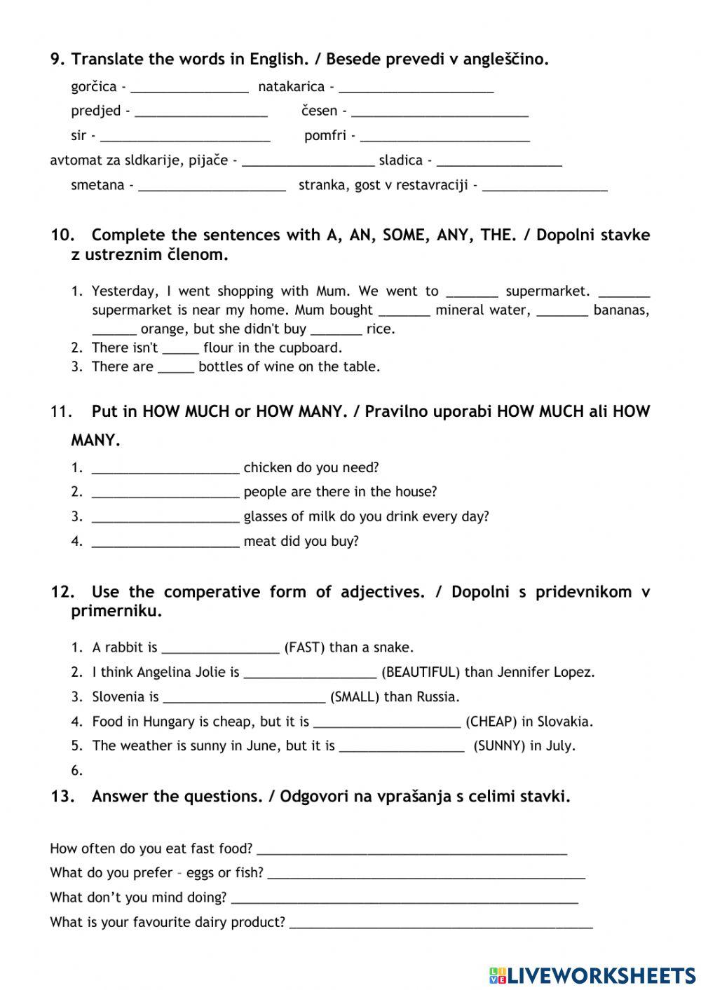 preverjanje pred pisnim ocenjevanjem znanja