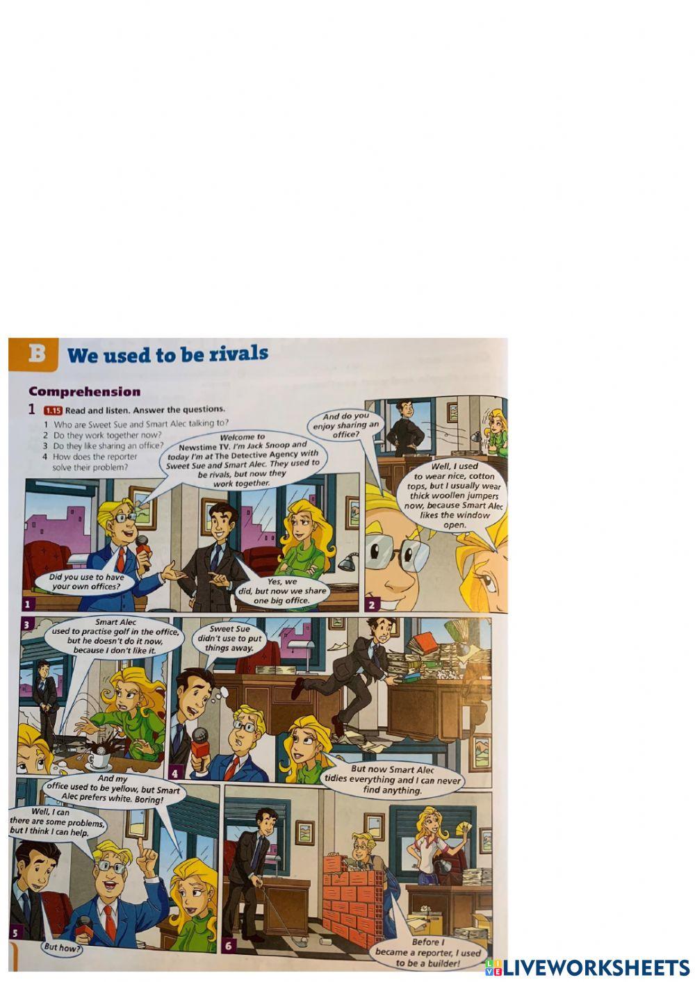 Project 4, Unit 1 We used to be rivals