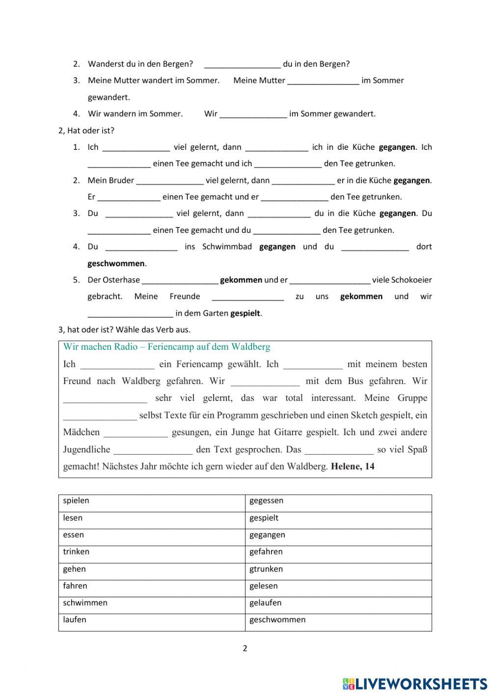 Ferien im Feriencamp 1