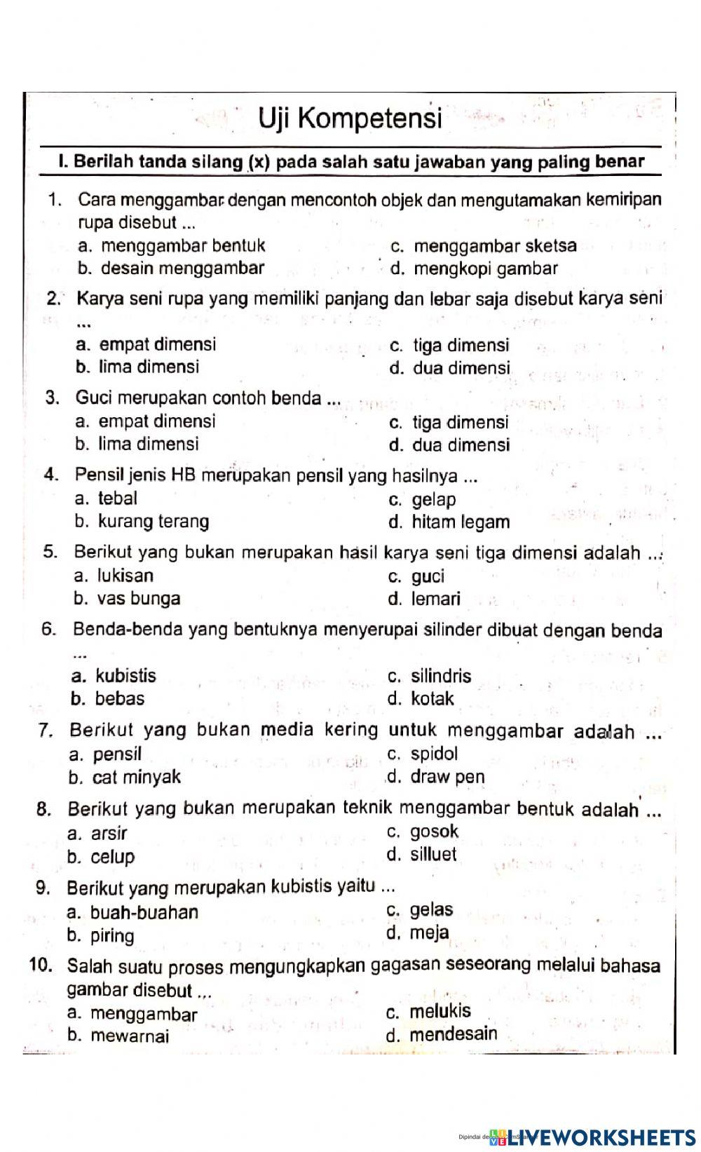 Uji kompetensi K4T8S3SBdP