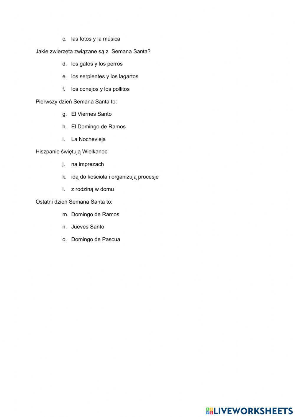 Semana Santa en España