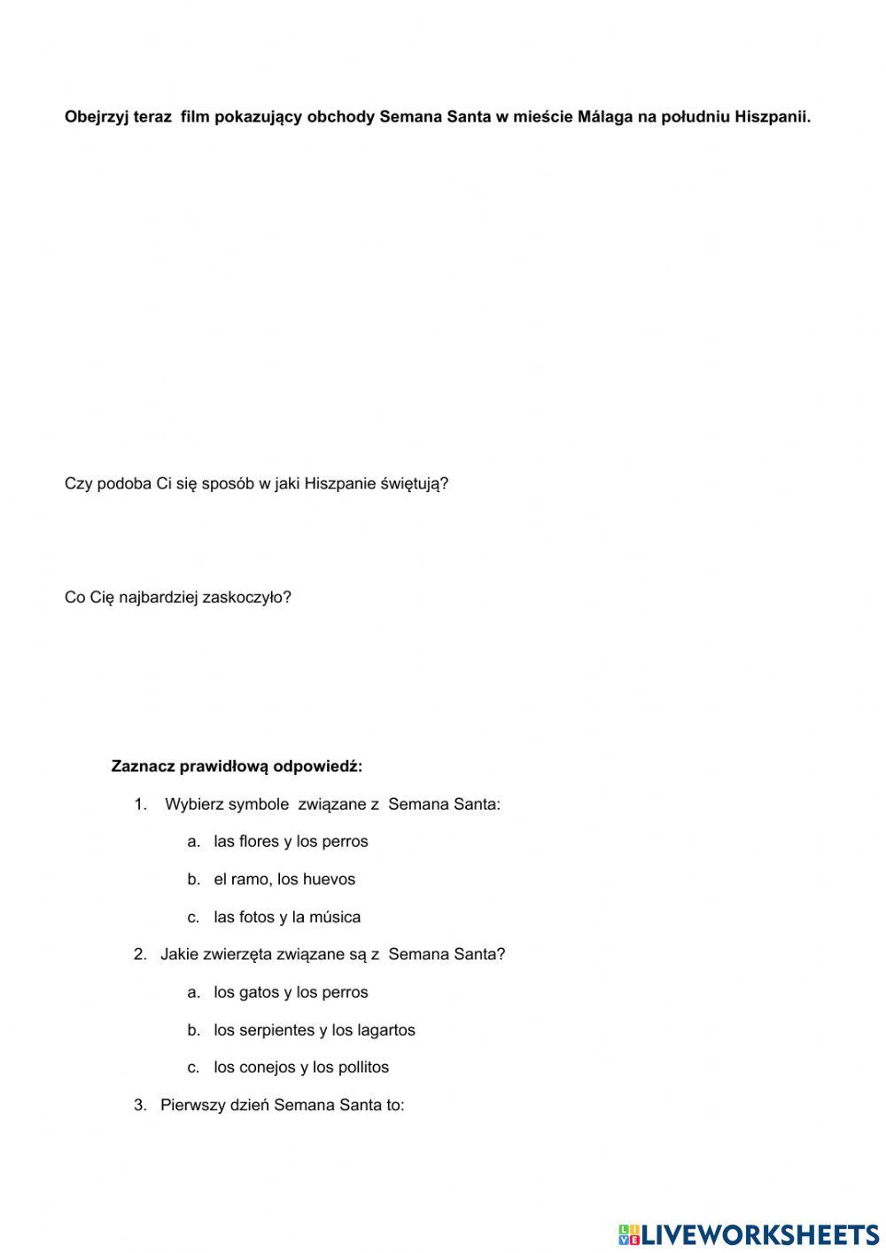 Semana Santa en España