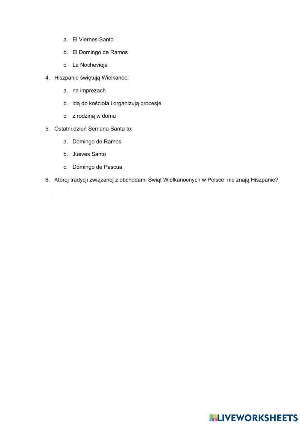 Semana Santa en España