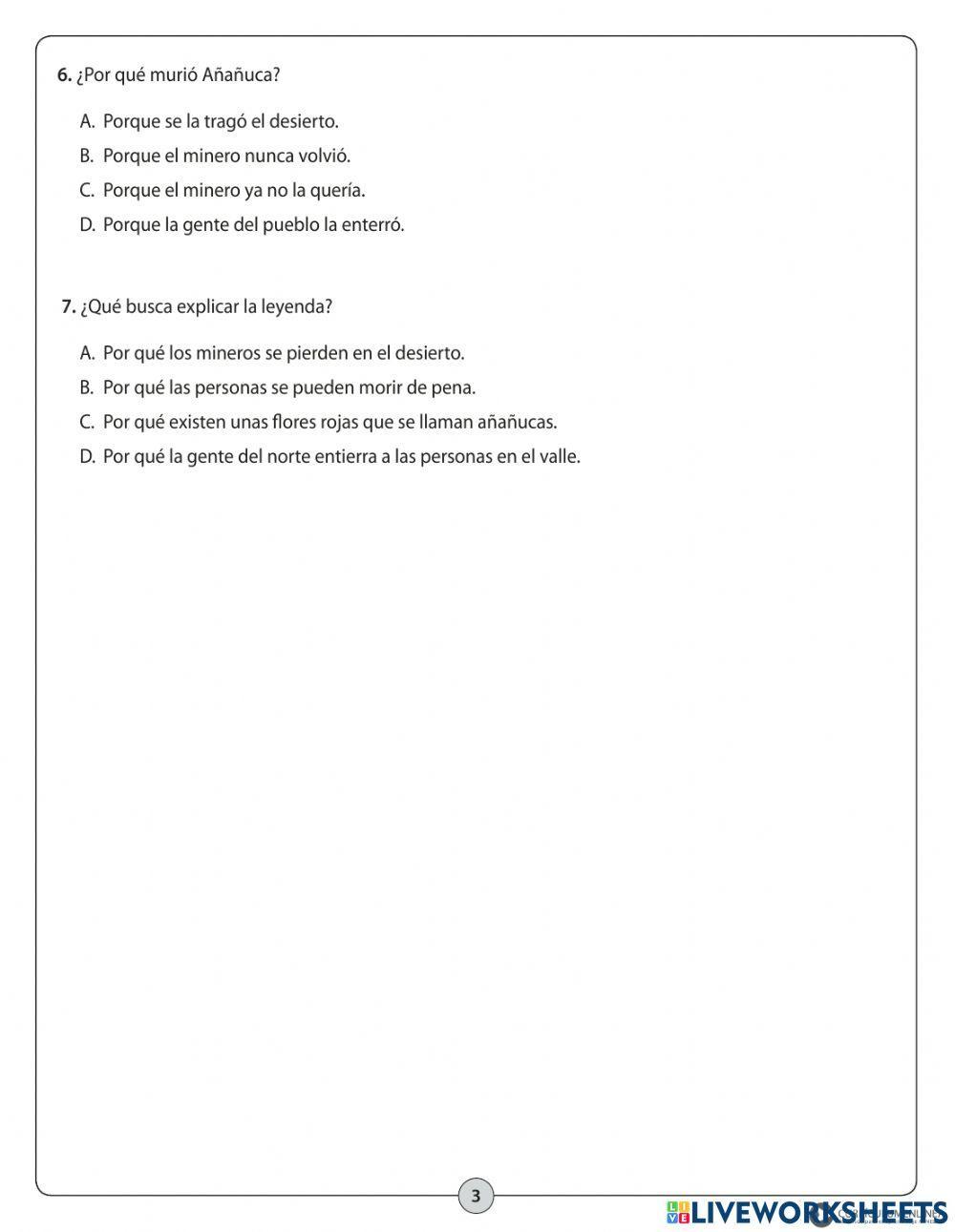 Comprensión de lectura: Información Explícita e Implícita