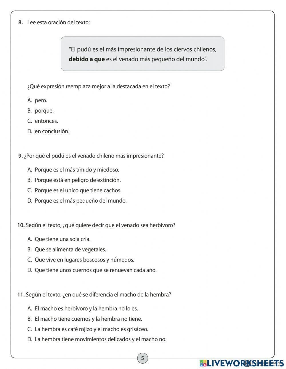 Comprensión de lectura: Información Explícita e Implícita