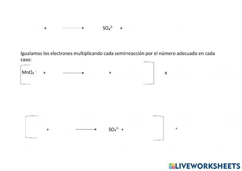 AJUSTE DE ECUACIONES REDOX
