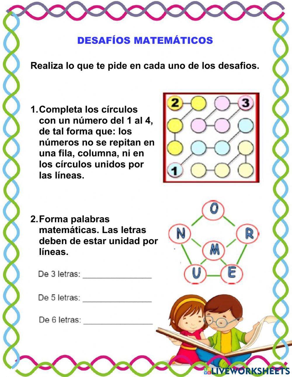 Desafíos matemáticos