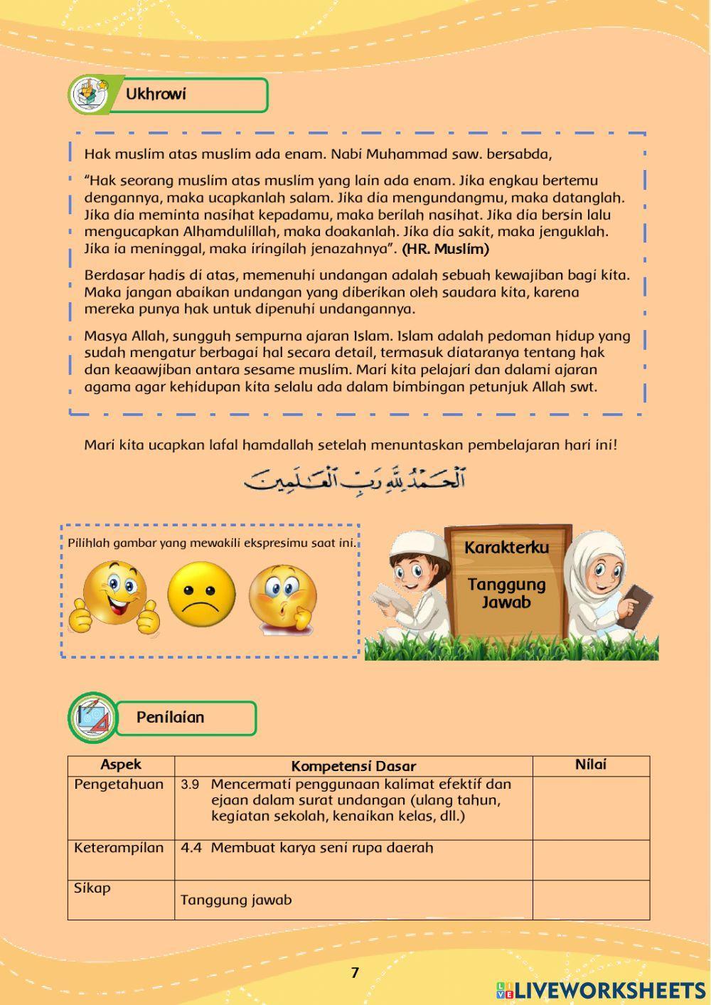 LKPD 7 Surat Resmi - Tidak Resmi