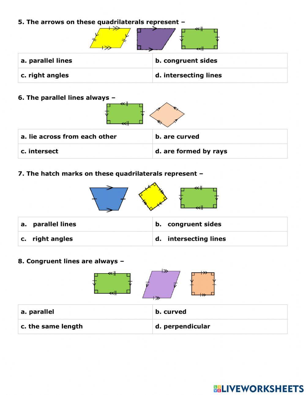 Quadrilaterals Homework -2