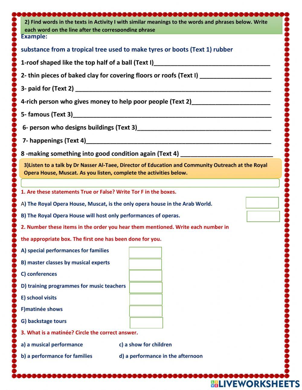 Houses of Musical Drama