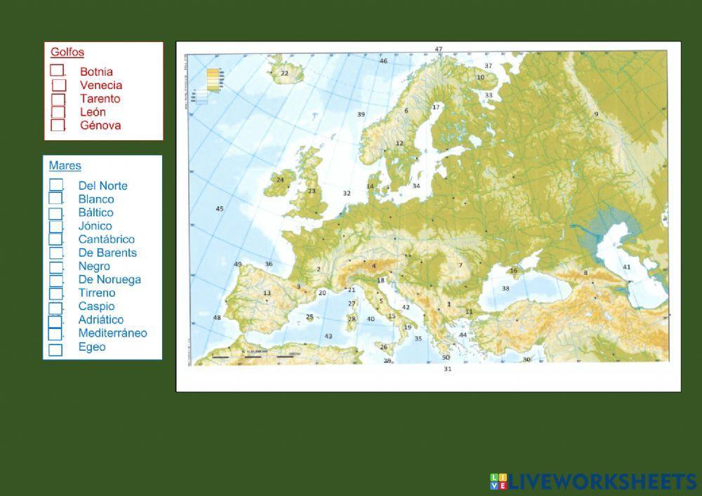 European physical geography