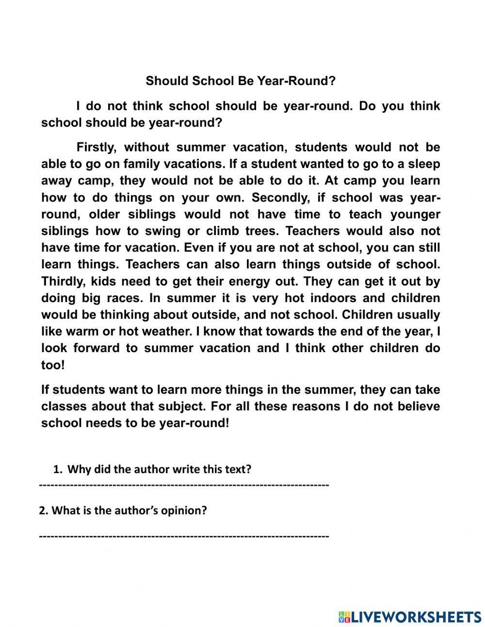 Author's point of view