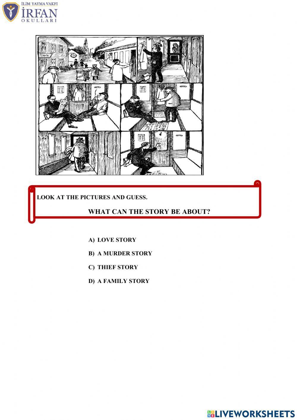 Simple past tense story telling