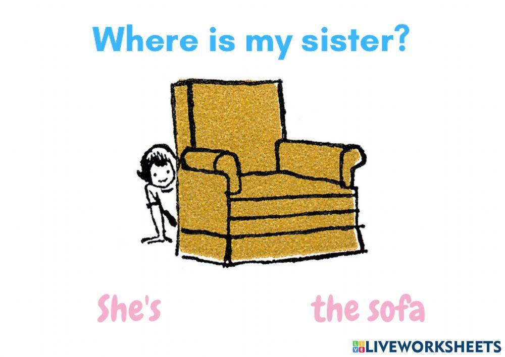 Where is? Basic prepositions