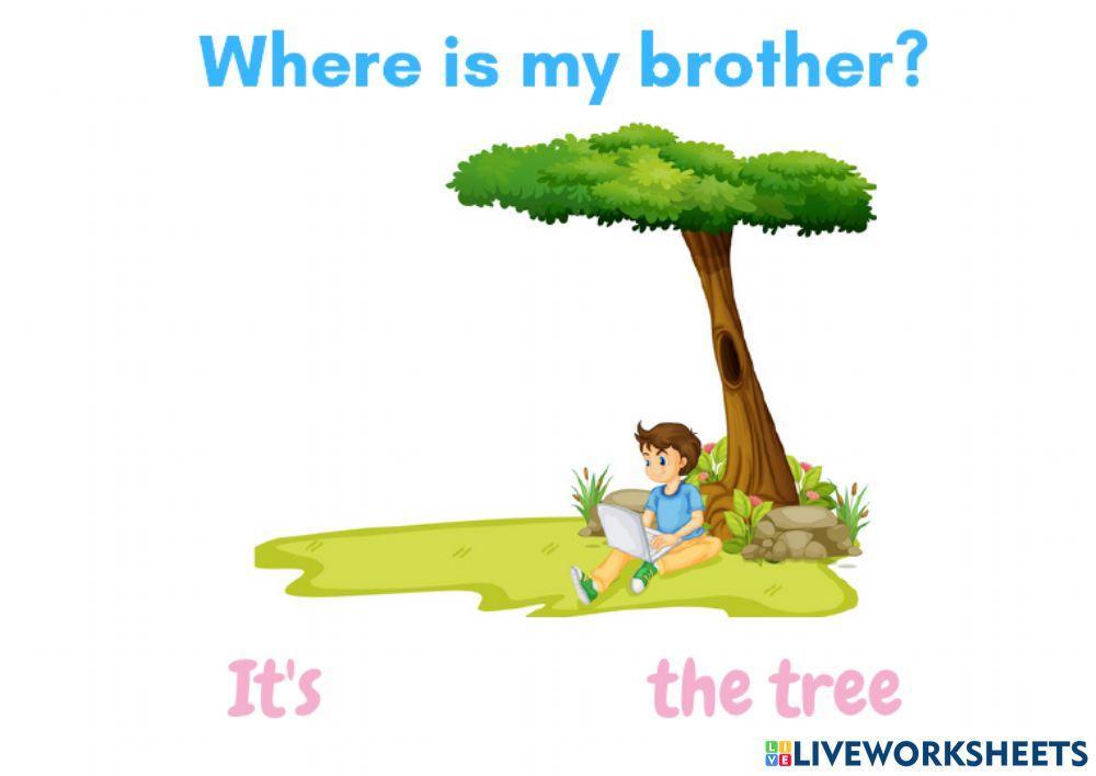 Where is? Basic prepositions