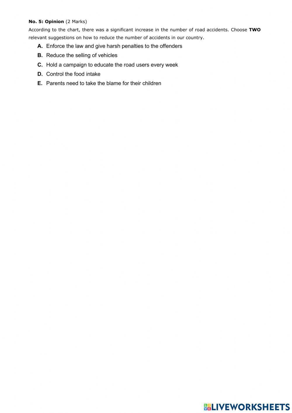 DUE50032 Sample Test