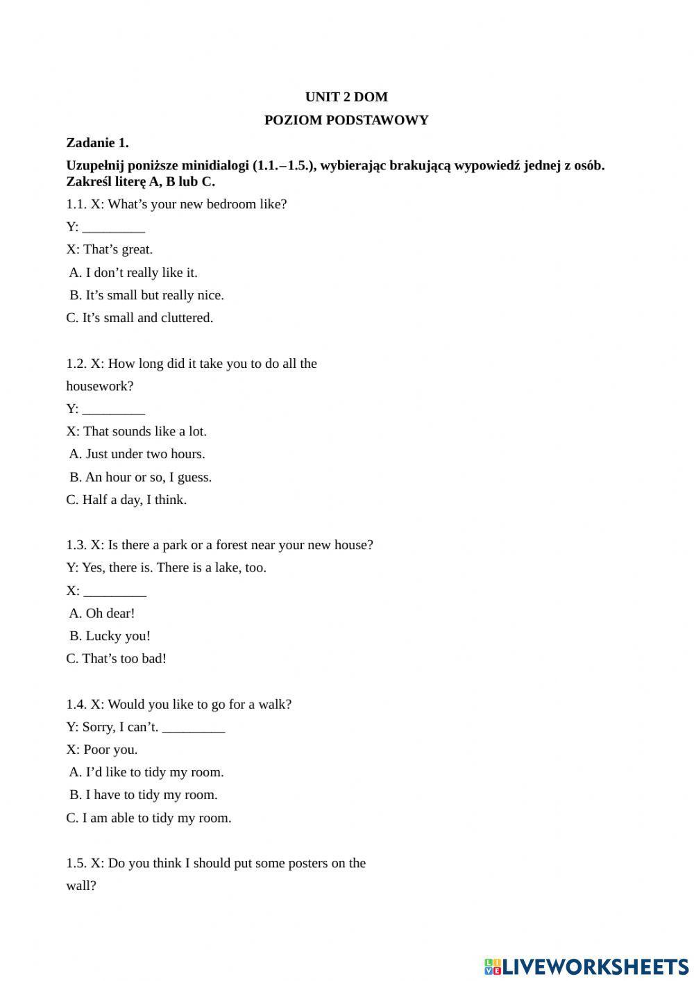 MATURA ROZSZERZONA I PODSTAWA