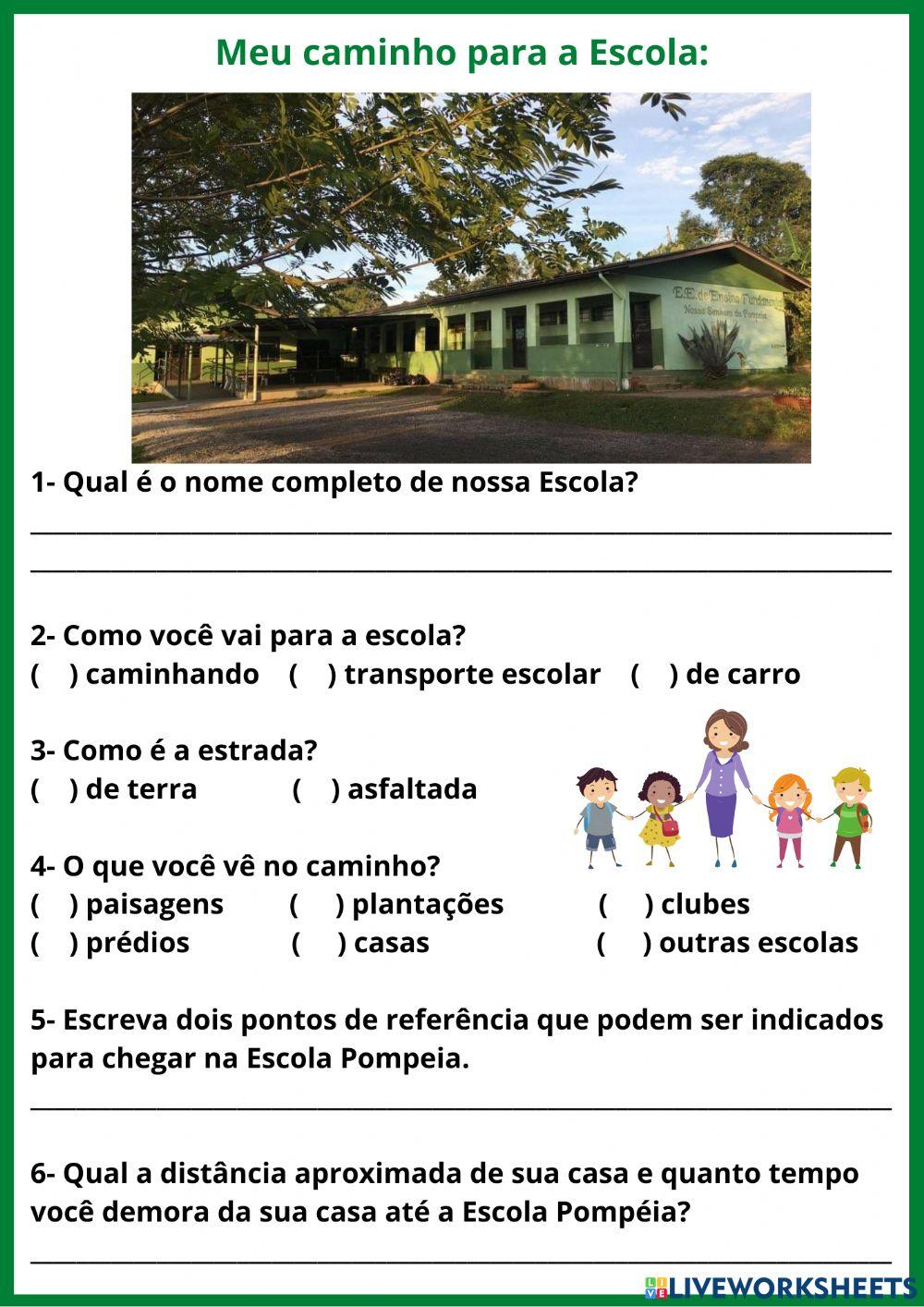 Caminho para a Escola